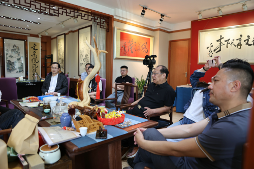 周鹏飞毛体书法·大写意画艺术大展在德州董子文化街美术馆开幕